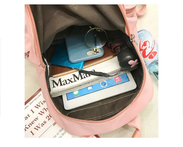 Menghuo High Quality School Bag for Girls Waterproof Nylon Brand School Backpack Women Shoulder Bags Computer Packsack Mochila_41
