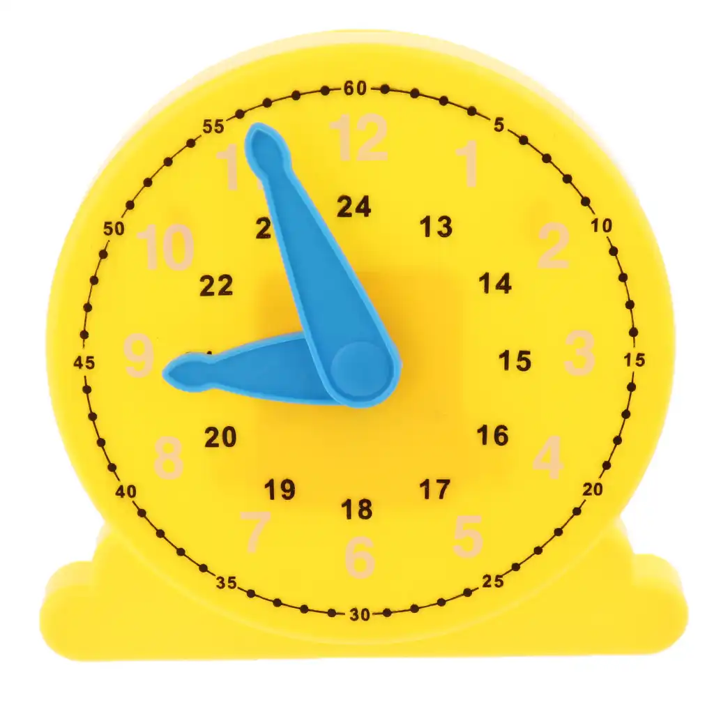 toy clock to teach time