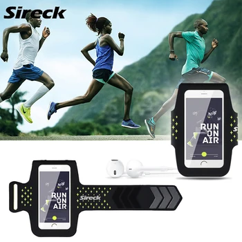 

Sireck Sport Running Bag 5.8'' Waterproof Armband Men Women Run Jogging Arm Bag Phone Case Gym Arm Band Belt Bag Accessories