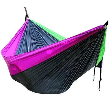 

Violet Black Green Nylon Hammock 300cm*200cm Outdoor furniture