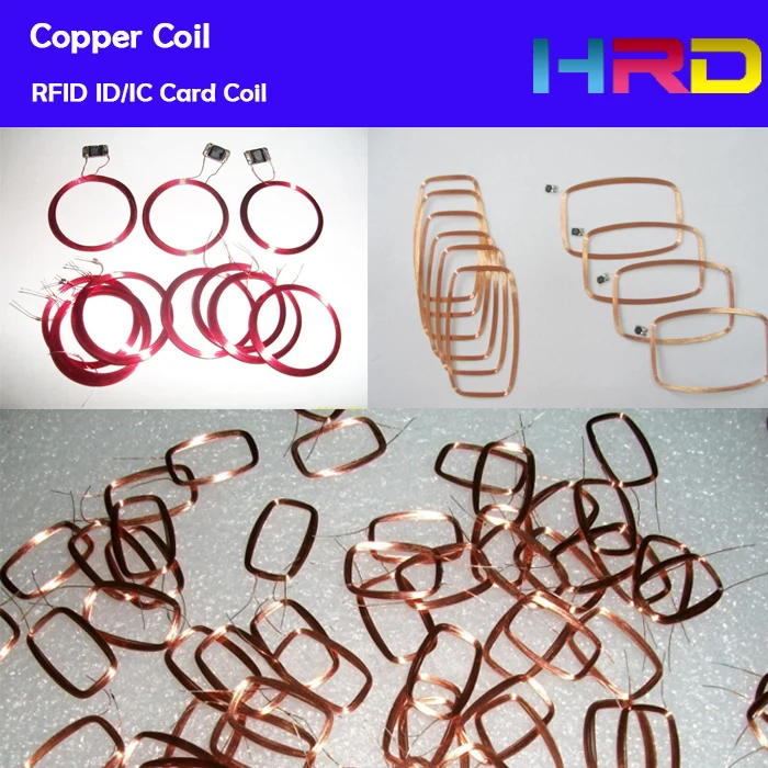 

Coil Antenna Promixity RFID Copper Coil contactless card rfid copper coil with chip shelm card thick card