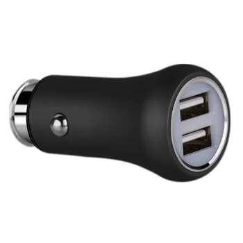 

Dual USB output voltage 5V Input voltage DC12V-24V Gray Black Red Gold Car Charger