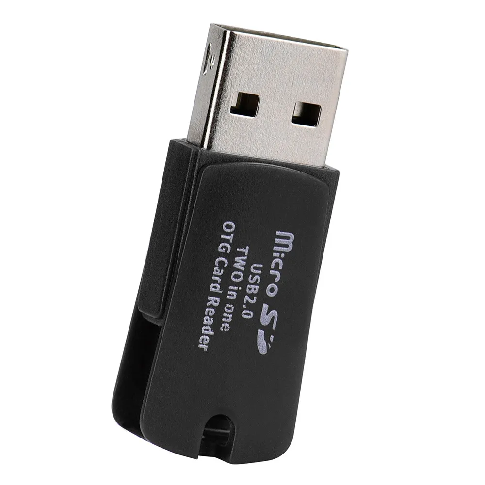 

High Speed Mini OTG USB 2.0 Micro SD TF T-Flash Memory Card Reader Adapte 100% brand new and high quality Reader/Writer SDHC