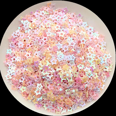 iSequins 3mm Hollow Star Glitter Sequin PVC loose Sequins Paillettes for Nail Art manicure/Women Diy/wedding decoration confetti