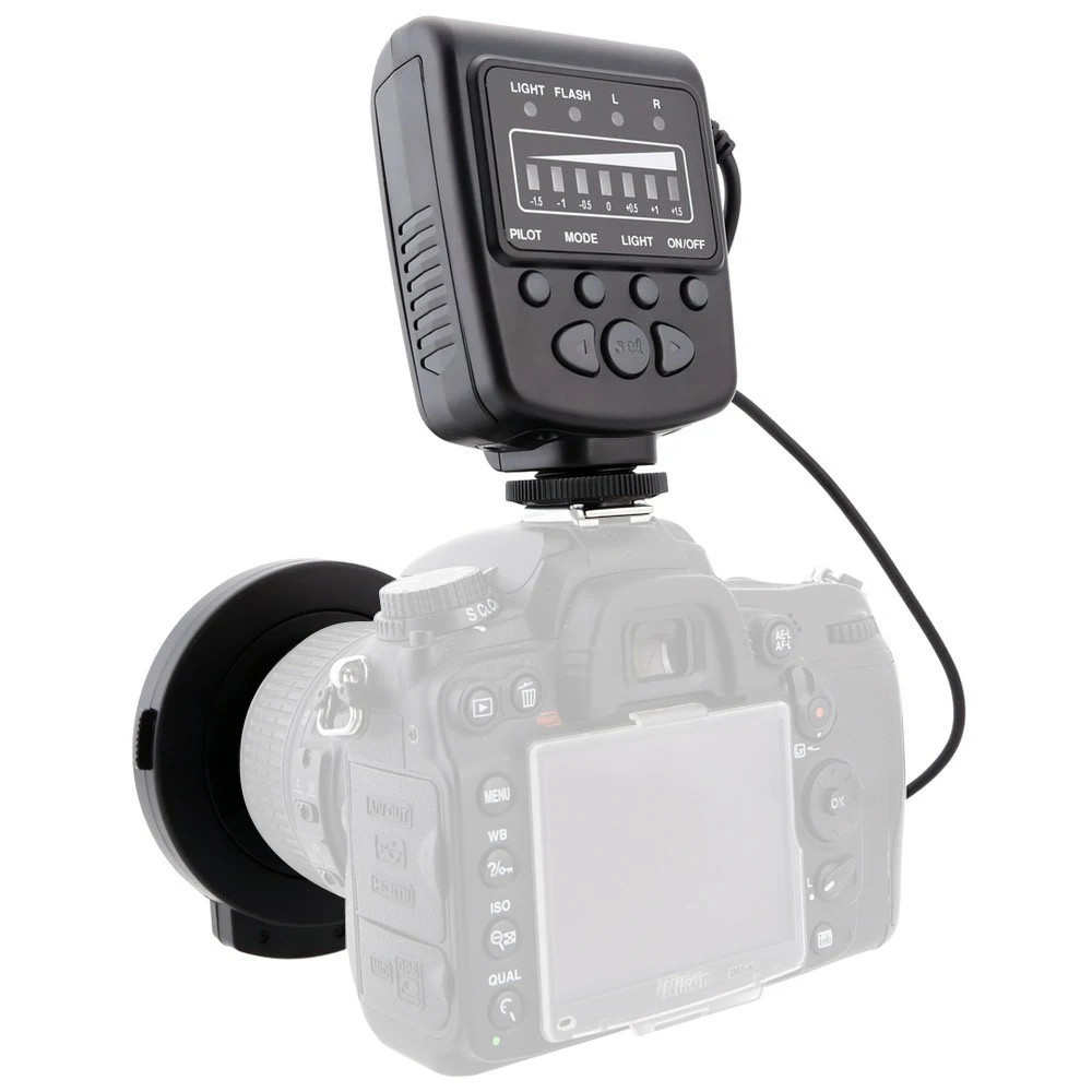 MRF32 FC100 Cámara Macro Anillo Flash LED Luz para Canon Sony Nikon Olympus DSLR