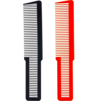 

1 Pcs Carbon Antistatic 3D Hairdressing Clipper Hair Dye Comb Anti Slide Handle Barber Haircut Comb Stick Hair Professional Use