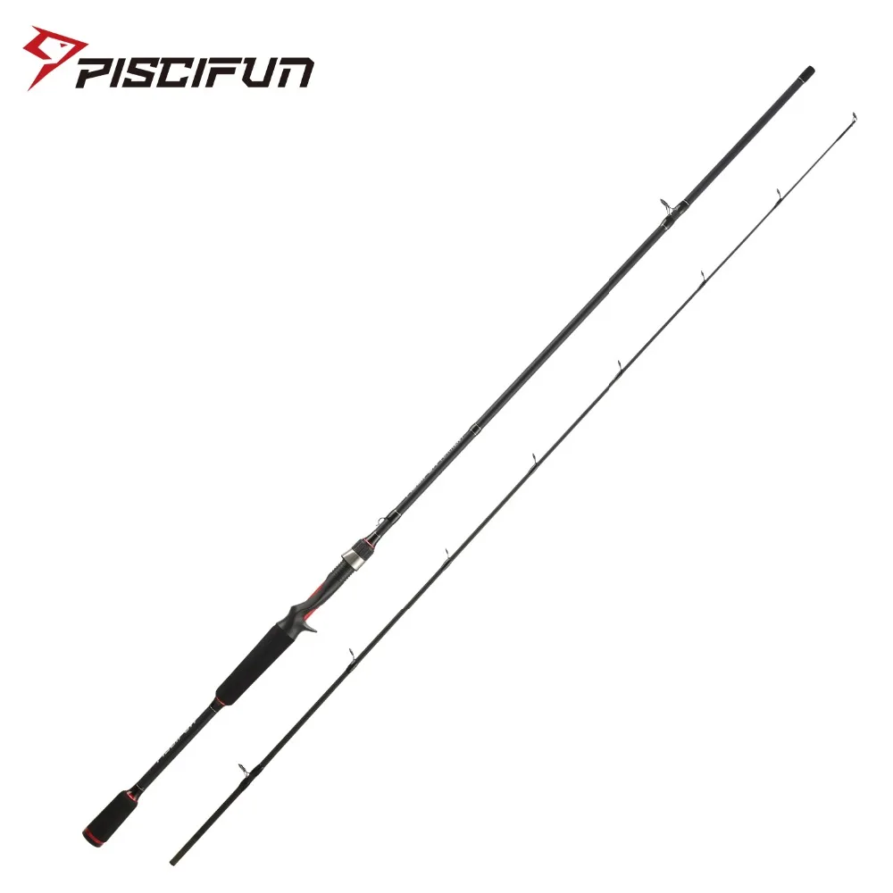 

Piscifun Torrent Baitcasting Rod Lightweight Portable Two Piece Casting Rod 1.98m M MH Fast Action Baitcaster Fishing Rod