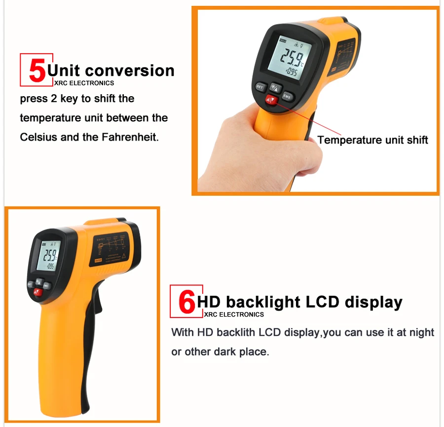 Infrared thermometer GM300E GM550E detail description (10)