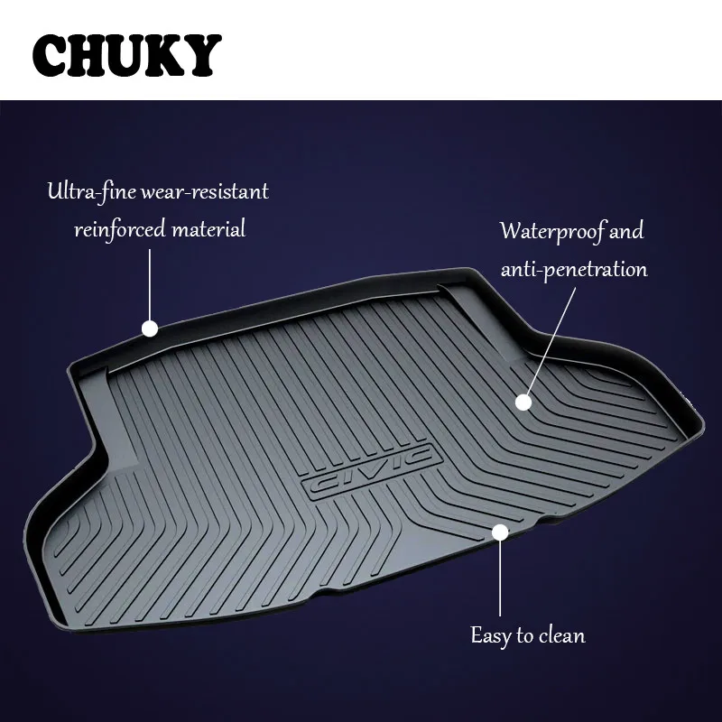 

CHUKY For Honda Fit Civic City CR-V XR-V 2008 2009 2010 2011 2012 2013 2014 2015 2016 2017 2018 Car Cargo rear trunk mat Styling