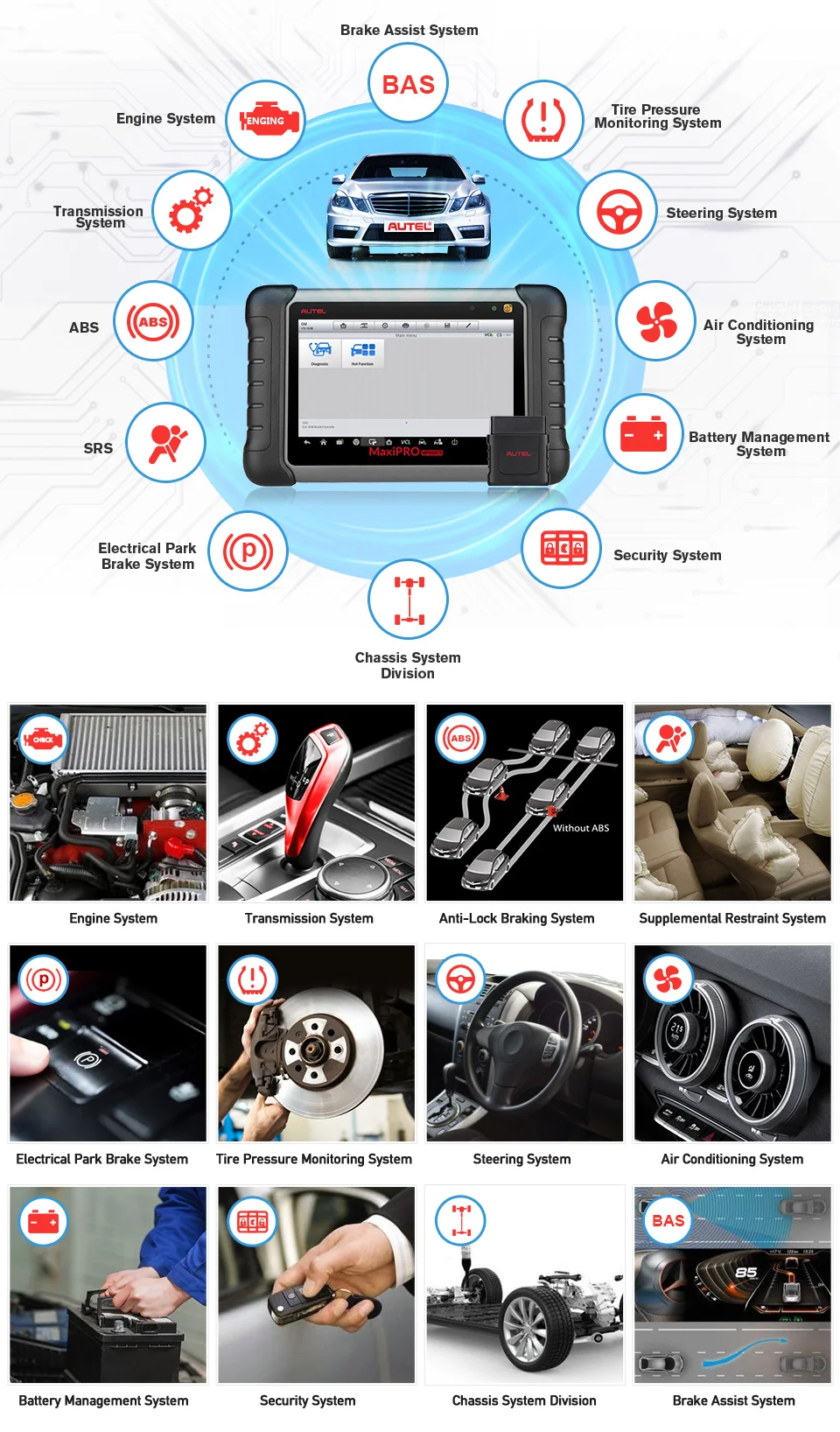 Autel Maxidas DS808 OBD2 автомобильный сканер OBD 2 Автомобильный диагностический инструмент OBDII код считыватель Инжектор Кодирование ключ Программирование PK MS906