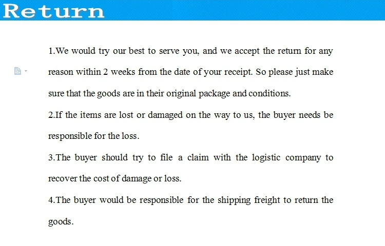 return