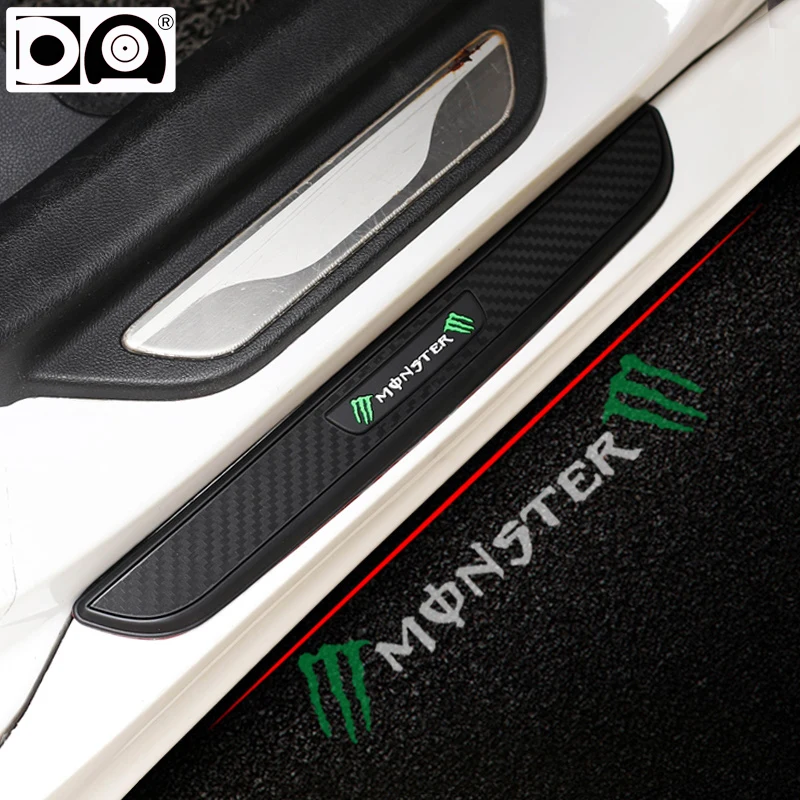 

Car welcome pedal threshold bar carbon fiber anti-pedal paste for Volvo V90 V40 S90 S80 S40 V60 V70 S60 XC90 XC60 XC70 C70 C30