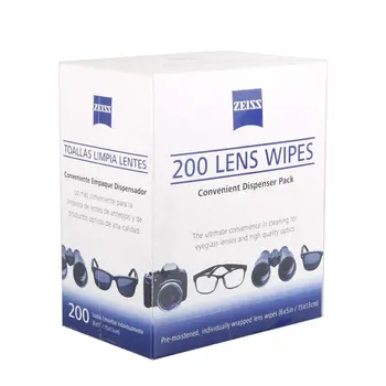 

200 pcs Zeiss Pre-Moistened lens optical camera Cleaning Cloth Wipes