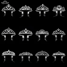 Хрустальные диадемы и короны, женские свадебные аксессуары для волос, ювелирные изделия, стразы, повязка на голову, подарок для детской вечеринки