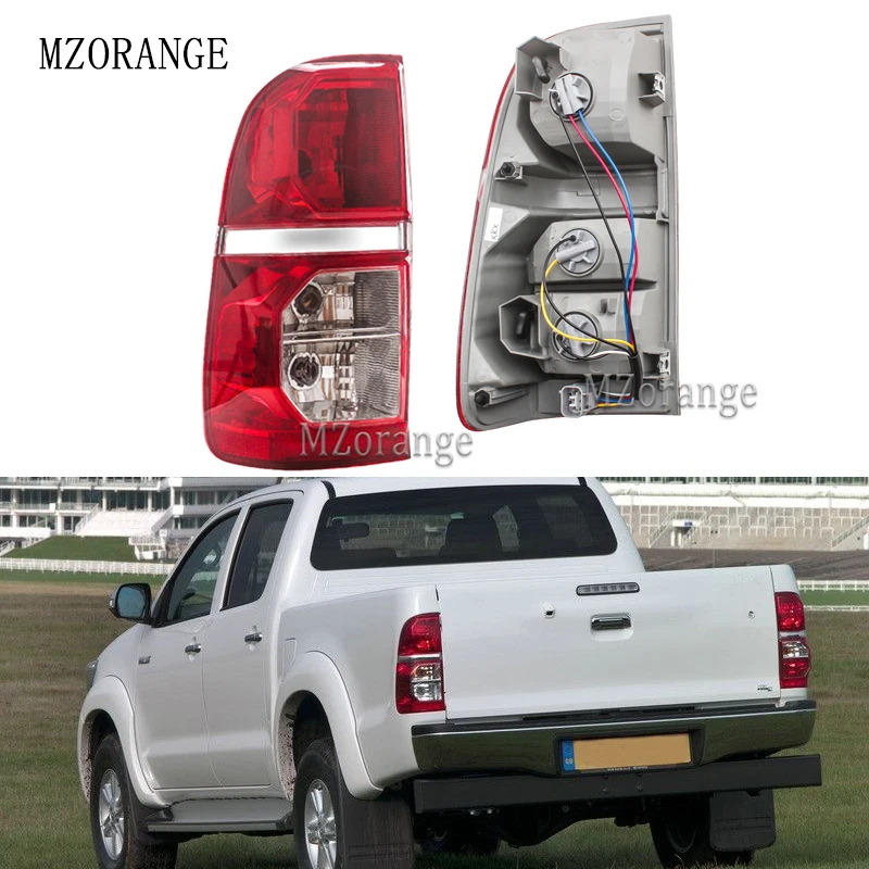 

MZORANGE Rear Headlight Taillight Rear Tail Light Lamp 81551-0K160 91561-0K160 For HILUX VIGO PICKUP 2011 2012 2013 2014 2015