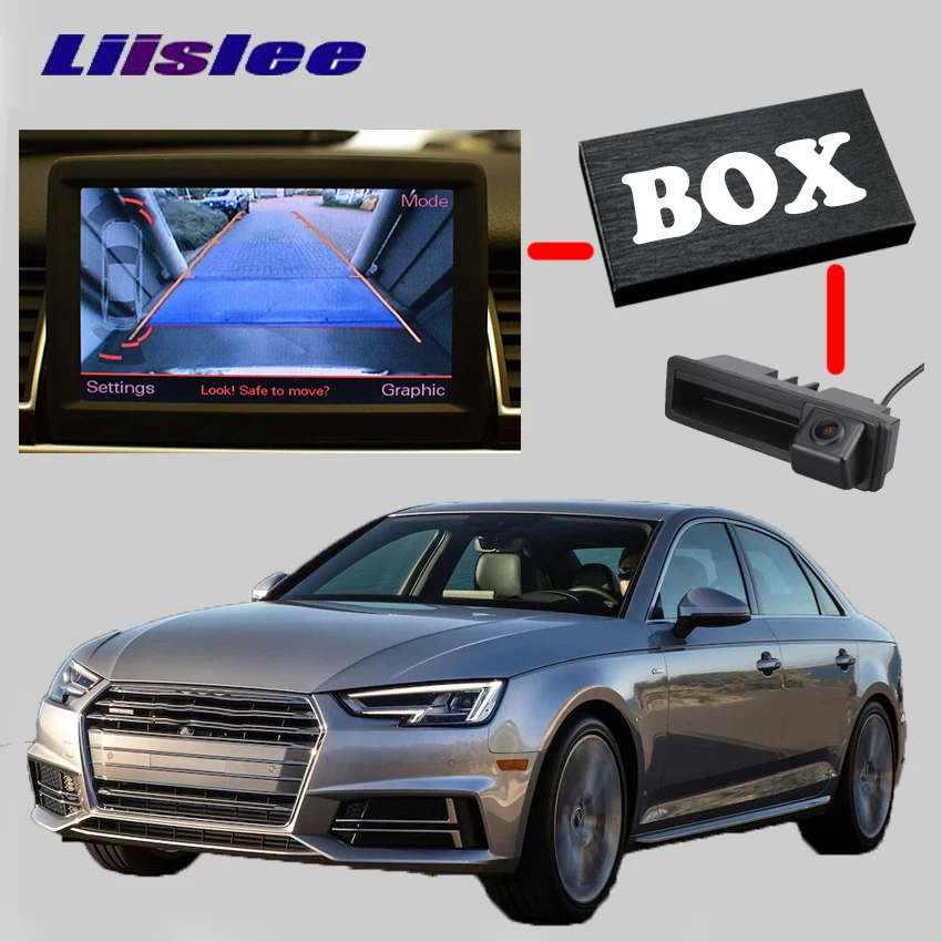 LiisLee комплект заднего интерфейса камеры для Audi A4 B5 8D B6/B7 8E 8H B8 8K B9 8W Q5 8R FY A5 8T F5 RMC NavPlus