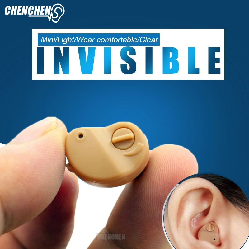 Audiphone Invisible Hearing Aids Sound Amplifier Mini Portable Lightweight Aid For Elderly Deaf Ear Care Tools Audifono | Красота и