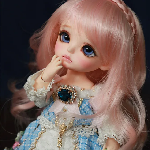 1/8 BJD dolls BJD  happy Fashion cute yellow happy doll with eyes for little girls birthday gift 2