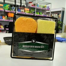 Мойка Чистка автомобиля набор 3 набора высокой плотности губка для автомойки супер волокно впитывающее полотенце кухонная мебель офисный инструмент для чистки