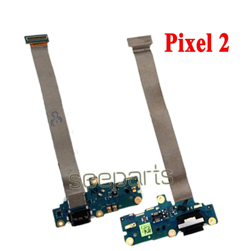 100 Tested For Google Pixel 2 Pixel 2XL USB Charging Dock Port Flex Cable Replacement Parts 4