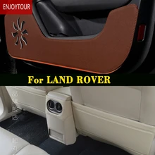 Автомобильные накладки на переднюю и заднюю дверь сиденья анти-кик коврик для Land Rover freelander 2 Дискавери Спорт Range Rover Evoque Дискавери 4