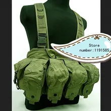 Открытый тактический ride AK мульти-с карманами для журналов Грудь rig carry cs жилет зеленый