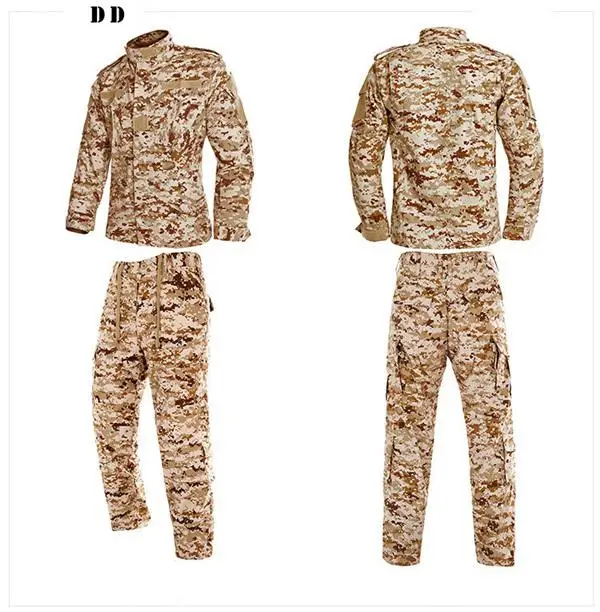Для мужчин s ghillie костюмы США Военная ACU армейская хлопковая полиэфирная Мужская Черная питоновая камуфляжная форма тактическая Боевая камуфляжная форма 1 комплект - Цвет: 6