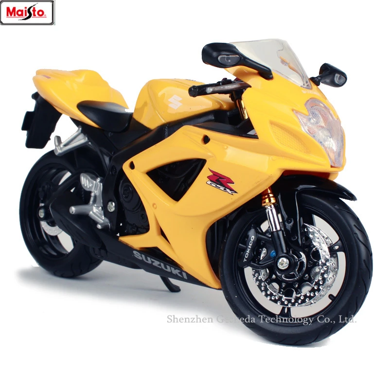 

Maisto 1:12 Suzuki GSXR600 simulation alloy motocross Series original authorized motorcycle model toy car
