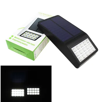 

15LEDs 450Lum Radar Motion Sensor LED Solar Outdoor Waterproof Wall Solar lamp Night light Fence Pathway Garden light Decoration