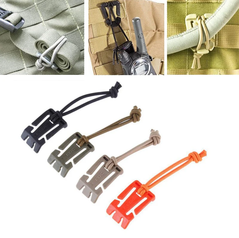 ITW webbing Molle webdom Hang Buckle Elastic kit attach web Clip Military Outdoor Camp bushcraft Strap travel Hike Rope Backpack