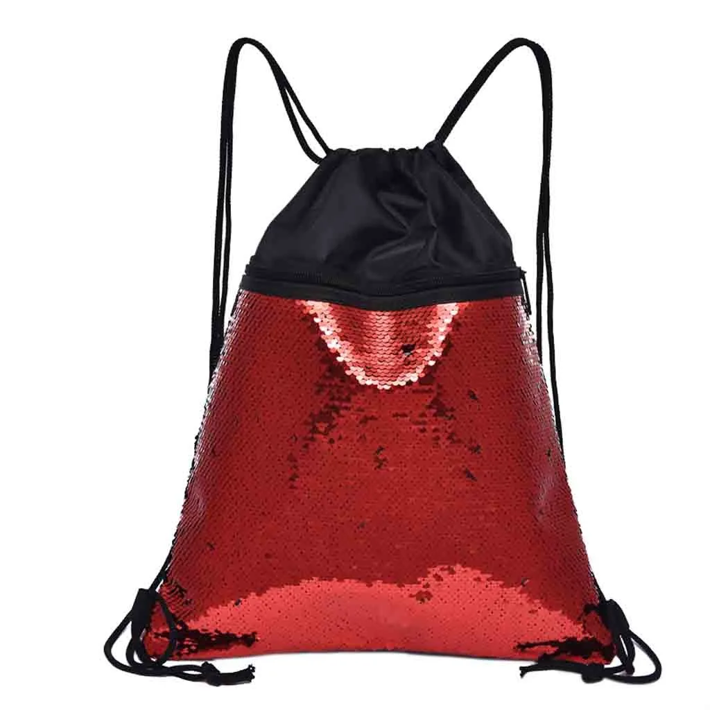 Сумка на шнурке спортивный водонепроницаемый рюкзак связка комплект карман на заказ Печать Логотип для мужчин женщин студентов женщин# A - Цвет: Red