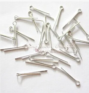 

100pcs/bag 20mm Chromium metal beads connectors metal pins for handmade