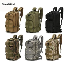Mochila militar tática de náilon 1000d, bolsa esportiva impermeável de 30l, ar livre, acampamento, caminhadas, pesca, caça