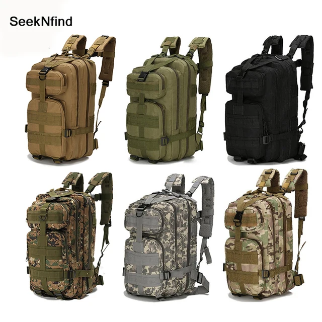 US $15.46 1000D Nylon Tactical Military Backpack Waterproof Army Bag Outdoor Sports Rucksack Camping Hiking F