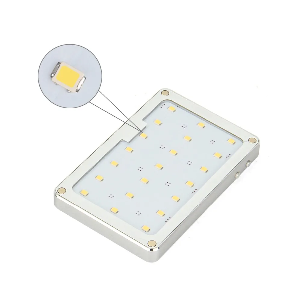  SOKANI X21 LED On Camera Video Light Pocket Sized OLED Screen Build in 1600mAh Battery for Sony Nik - 32884520560