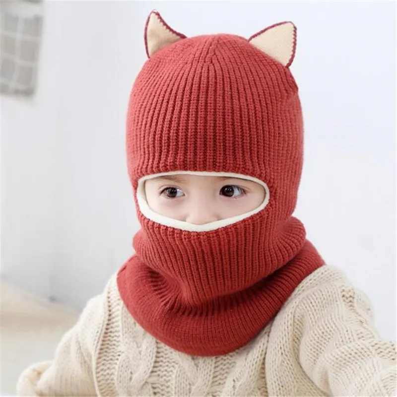 kids hat with scarf (8)