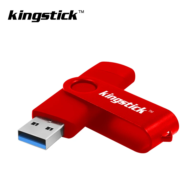 Высокое качество OTG USB 3,0 флеш-накопитель 32 Гб 64 Гб 128 ГБ USB флеш-накопитель 8 Гб 16 Гб ключ usb флешка Флешка для Android смартфона - Цвет: red