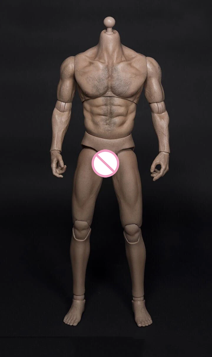 

AT012 1/6 Wide Shoulder Muscular Wolverine Strong Durable 12'' Man Figure Body for 1/6 Scale Man Head Sculpt
