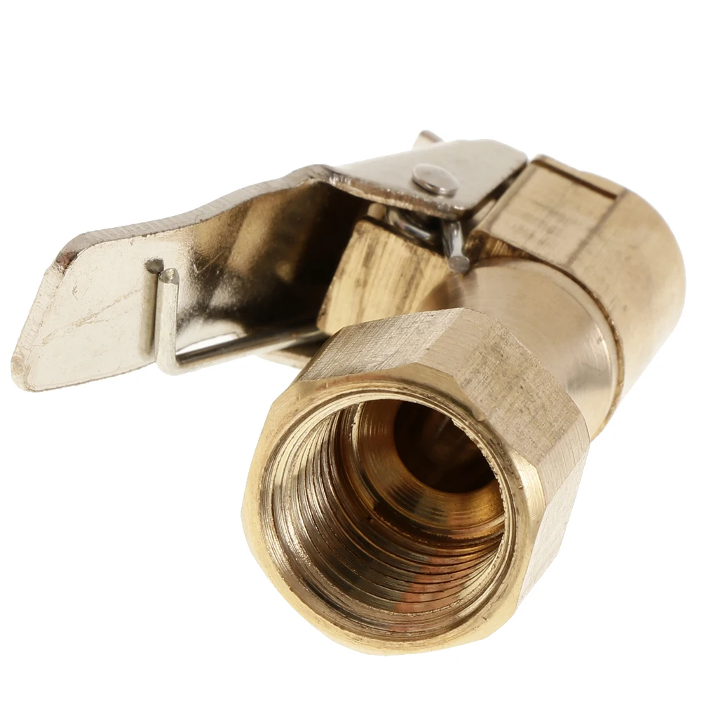 1 Pcs Auto Air Pump Chuck Clip Car Truck Tyre Tire Inflator Valve Connector Car 1/4-Inch Female NPT Clamp Tire Repair Tools