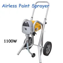 1100 Вт Электрический безвоздушный распылитель краски с английским ручным желтым 110 V/220 V опрыскиватель ST-119