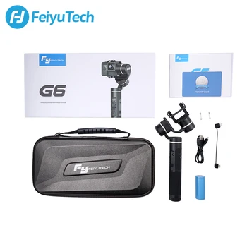 

FeiyuTech Feiyu G6 Handheld Gimbal Splashproof Wifi + Bluetooth Screen Elevation Angle for Go pro Hero 6 5 RX0 Action Camera