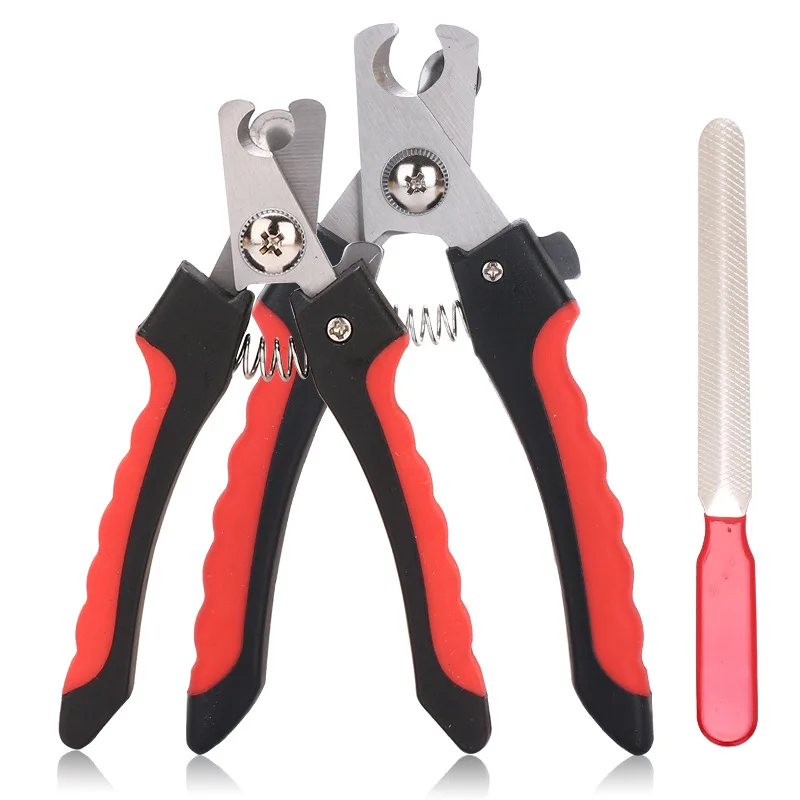 

Pet Nail Scissors Stainless Steel File Dogs Nail Forceps Dog Special Pet Articles Cats Toe Claw Grooming Tools Rasper Trimmer