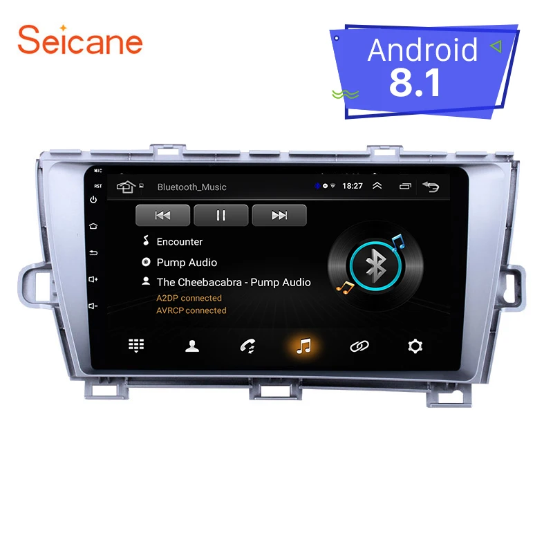 Seicane Android 8 1 для Toyota Prius 2009 2010 2011 2012 2013 левосторонний драйвер 2 Din Автомобильный