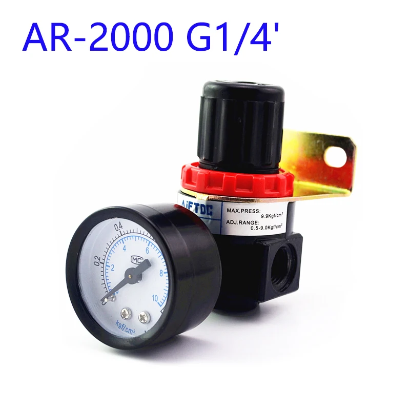 

AR-2000 G1/4'' Pneumatic mini air pressure regulator air treatment units