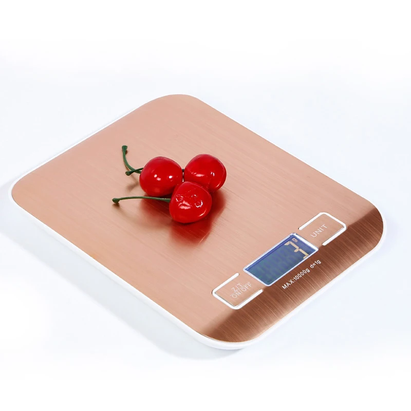 WeiHeng 10kg 1g Stainless Steel Digital Scale Electronic Weight Balance Kitchen Food Diet Cooking Measure Tool