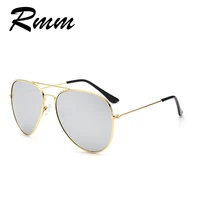 Lunettes de soleil vintage RMM Fashion pour femmes et hommes, lunettes de soleil de marque avec monture en métal, lunettes de soleil pour homme et femme 4