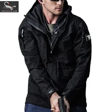 IDOGEAR M65 британская армейская одежда тактическая ветровка для мужчин зима осень водонепроницаемый летный пилот пальто куртка с капюшоном