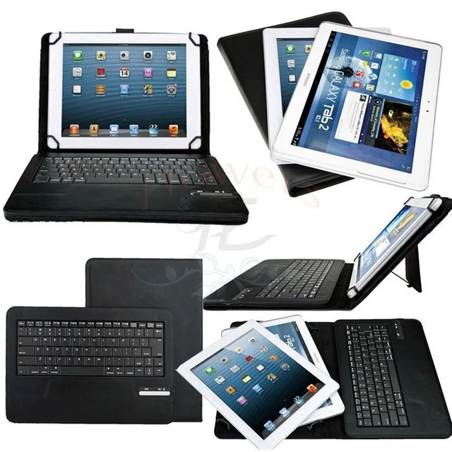 

Universal Detachable Wireless Bluetooth Keyboard PU Case Cover Stand For Teclast P98 3G 9.7'' / X16HD 10.6'' Tablet