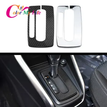 

Car Gear Head Panel Decorative Trim Cover Shift Knob Stickers Fit for Ford Ecosport AT LHD 2012 2013 2014 2015 2016 Accessories