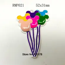 52x31mm Zinc alloy Enamel balloon pendant in silver for Jewelry Necklace making (Accept custom style) 50PCS RMP021
